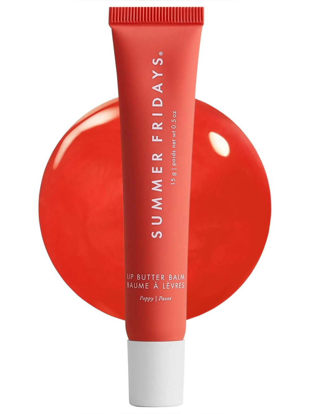 Summer Fridays Poppy Lip Butter Balm Tube